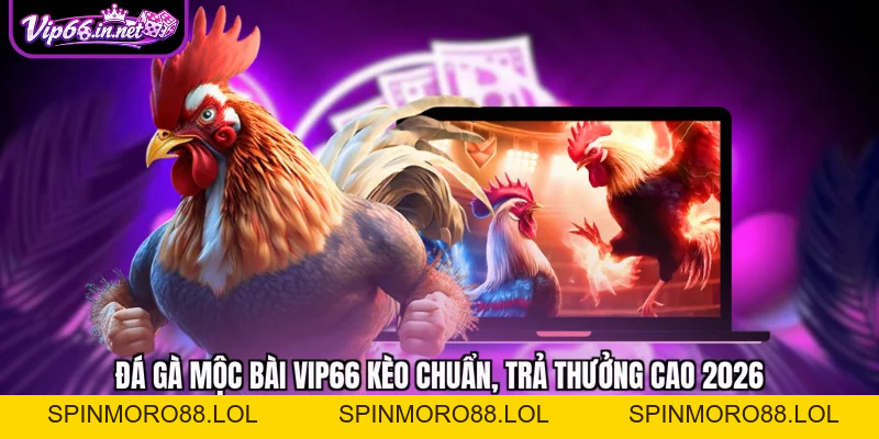 Đá gà mộc bài VIP66 kèo chuẩn, trả thưởng cao 2026